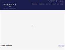 Tablet Screenshot of bergins.ie